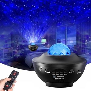 itayak Galaxy Star Projector, Nebula LED Night Light for Room Decor, Ocean Wave Starry Sky Light Projector for Bedroom Home Theater, Remote & Bluetooth Speaker, Christmas for Kids Boy Girl Adults