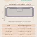 FAMILL Bed Rail for Toddlers, Foldable Toddler Bed Rails Suitable for Queen/King/Full/Twin Size, Grey, 70.8", 1 Side