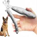 Dog Nail Trimmers for Sensitive Dog, Sharpest Quiet Smoothest Dog Nail Clipper for X Large Medium Small Size Breed, Heavy Duty Metal Dog Toenail Clippers for All Dogs with Thick Toenail