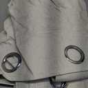 H.VERSAILTEX Blackout Linen Curtains, 100% Blackout Drapes Textured Blackout Curtains with White Thermal Insulated Liner, Grommet Top Curtains Living Room (2 Panels, 42 x 84 Inch, Natural)