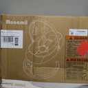 Baby Swings for Infants, Monamii Baby Swing, Infant Swing with 5 Speeds, 10 Lullabies, Electric Swing for Baby, Indoor & Outdoor Use (Beige)