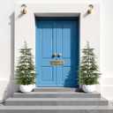 Artificial Norfolk Pine Christmas Tree - 3Ft Realistic Faux Christmas Tree for Home Indoor Outdoor Christmas Decorations