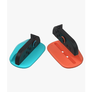Orzero Mouse Grip Stand Compatible for Switch 2 (2025) Joy-con, Mouse Shell Holder Adapter Accessories Enhances Desk Sliding Gaming Experience - Blue and Orange Pack of 2