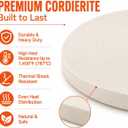 16 Inch Round Cordierite Pizza Stone for Oven and Grill