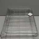 Sock Underwear Drawer Organizer - 24 Compartment Clear Acrylic Storage Bins with Removable Dividers for Closet, Stackable Dresser Drawer Box for No-Mess Socks, Tiers, Baby Clothes, Belt, Tea Bag