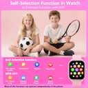 Kids Wach for Girls Boys 6-15 Year Old - Smart Watch for Kids 1.8" Fitness Tracker,No Phone needed,Pedometer Sleep Monitor Heart Rate Waterproof,Puzzle Game for Girls Boys Teens Birthday Gift (Pink)