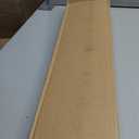 LazBlinds No Drill Bamboo Roman Shades, 28" W x 64" H, Star-Beige