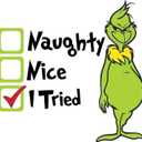 Whaline Christmas Cocktail Napkin Naughty or Nice Disposable Paper Napkin Xmas Drink Beverage Napkins for Home Dinner Buffet Xmas Tableware Party Supplies Decorations, 50 Pcs