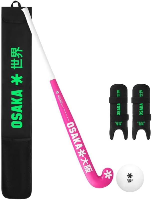 Osaka Field Hockey Full Package - Junior with Stick, Shin Guards, Bag & Balls, 34"