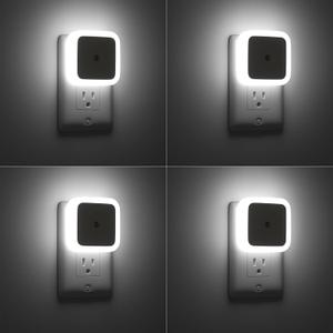 Sujeet Night Light, Night Lights Plug into Wall [4 Pack], Nightlight Led Night Light for Adults, Plug in Night Lights for Adults Bedroom Cool White