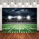 Football Field Backdrop Sports Stadium Photography Background Football Theme Birthday Party Decorations Banner Supplies (120x96inch(10x8FT))