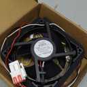 Upgraded DA81-06013A Refrigerator Evaporator Fan Motor Compatible with Samsung Fridge Evaporator Fan Motor No Noise with DA32-10105X Refrigerator Temperature Sensor RF263BEAESR RF260BEAESR Fan Motor