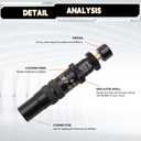 4PCS Adjustable Auto-Stop Tire Deflator Valve Kit,Screw-on Tyre Air Down Tool for 4x4 Off Road Accessories,Jeep,Truck, Pickup