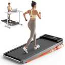 TREAFLOW Walking Pad,Treadmill with Incline for Home Office, 2.5HP Portable Under Desk Treadmill with 265 Lbs Capacity,Remote Control