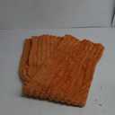 BEDELITE Fall Throw Blanket for Couch - 300GSM Soft & Warm Fluffy Fleece Blanket, Decorative and Giftable Burnt Orange Striped Blankets for Women, Men, 50"x60"