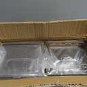 bealy 2 Pack Fridge Organizers and Storage with Pull out Drawer, Stackable Storage Drawer, Clear Refrigerator Organizers, BPA-Free for Kitchen Cabinet Pantry, 3.14QT