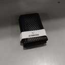 Slim Wallet for Men - Leather, RFID Credit Card Holder - Stylish Men's Wallet for Everyday Use, Handcrafted, Small Yet Practical - Carteras para Hombres - ID Card Holder (Carbon)