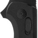 SOG Terminus XR G10 Daily Carry Rugged EDC Ambidextrous Pocket Folding Knives | G10 Handle | Wear-Resistant D2 Steel Blade (Black)