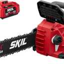 SKIL PWR CORE 40 Brushless 40V 14 Lightweight Chainsaw Kit with Tool-free Chain Tension & Auto Lubrication, Includes 2.5Ah Battery and Auto PWR Jump Charger - CS4555-10
