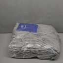 SEALY Electric Blanket Queen Size, Flannel & Sherpa Heated Blanket with 10 Heat Setting & 1-12 Hour Auto Shut Off, Fast Heating Blanket, Machine Washable, Light Grey, 84 x 90 Inch