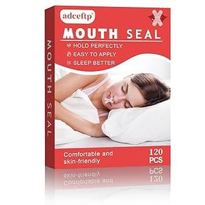 Mouth Tape for Sleeping, 120 Pieces Mouth Tape, Snoring Plasters, Sleep Mouth Tape to Improve Night Sleep, Helps Against Snoring, Developing the Habit of Nasal Breathing, 4 Pack