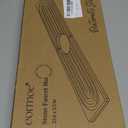 Large Faucet Mat for Kitchen Sink - Stone Drying Mat for Kitchen Counter, Diatomite Fast Drying Stone Sink Tray, Super Absorbent, Stylish Decor and Protector for Bathroom (Light Grey, 23.6" x 5.5")