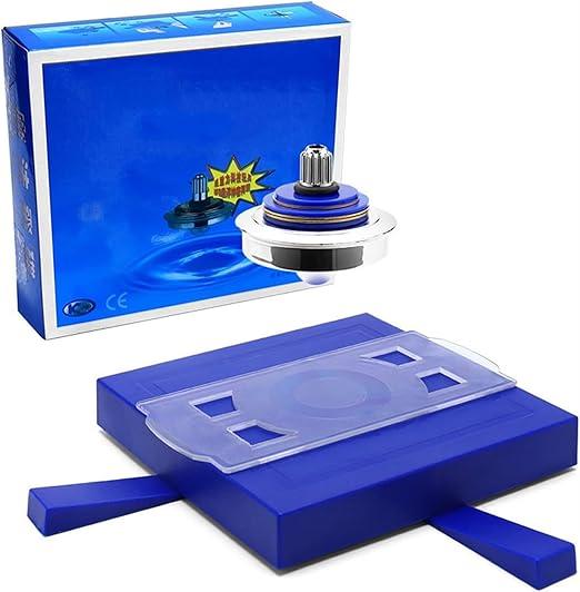 Suspended Gyroscope Magnetic Suspension Gyroscope Force and Magnetic Phenomena Physics Magnetic Levitation Demonstration Teaching Instrument Anti Gravity Magnetic Blue