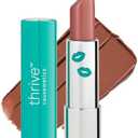 Thrive Causemetics Impact-FULL Smoothing Lipstick, Moisturizing Lip Makeup Essential with Vitamin E, Lightweight Creamy Lipstick for Women, Long Lasting, Vegan, Shade Ruth (Peach Taupe)