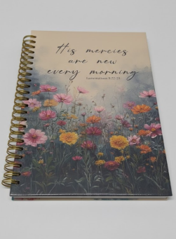 Christian Floral Notebook Journal