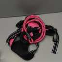 PoyPet Dog Harness and Leash Combo, Escape Proof No Pull Vest Harness, with 5 Feet Leash, Reflective Adjustable Soft Padded Pet Harness with Handle for Dogs (Pink,XL)