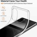 Phone Case for Oukitel C35 (6.56") with 2 X Tempered Glass Screen Protector, [Anti-Yellow X Shockproof] Clear Soft TPU Bumper Cover for Oukitel C35 - Transparent