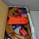 Monster Jam, Supercharge Speedway Playset, Megalodon and El Toro Loco Die-Cast Monster Trucks, Light Up World Finals Track Kids Toys for Boys Ages 3 and Up