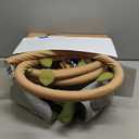 Blissful Diary Baby Play Gym & Activity Mat, Oversize Leaf Shaped Baby Play Mat w 6 Detachable Toys, Tummy Time Mat Promote Motor Skills & Sensory Development Mat, Newborn Infant Baby Essentials Gift