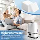 2 x 45 Pack Unscented Humidifier Aroma Pad, Humidifier Replacement Filters Compatible with Everlasting Comfort Cool Mist Humidifiers for Bedroom 6L, Diffuse Fragrances