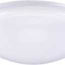 HANABASS Plastic Ceiling Light Cover 10 Inch White Round Lamp Shade Diffuser Replacement for Bedroom Office Classroom Light Fixtures, 27.00X27.00X4.50CM