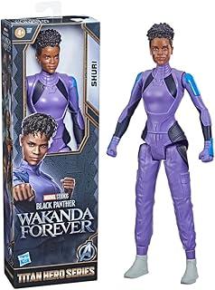 Spider-Man Marvel Studios' Black Panther: Wakanda Forever Titan Hero Series Shuri Toy, 12-Inch-Scale Action Figure, Marvel Toys Kids Ages 4 and Up
