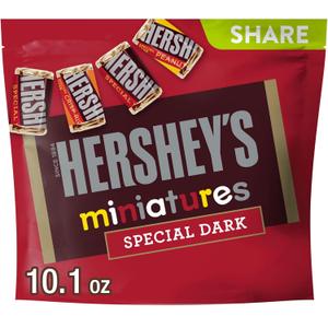 HERSHEY'S SPECIAL DARK Miniatures Assorted Dark Chocolate Candy Share Pack, 10.1 Oz (EXP 12/31/2026)
