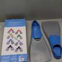 Speedo Unisex-Adult Swim Training Fins Rubber Long Blade, Medium 