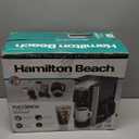 Hamilton Beach FlexBrew Advanced 5-in-1 Programmable 12 Cup Drip and Single Serve Hot & Iced Coffee Maker with Movable 60 oz. Water Reservoir, Use Pod Packs and Grounds, Fast Brewing, Black (49924)