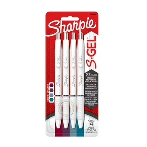 GE Streaming Internet Cable CAT 6 7ft Blue And Sharpie S-Gel White Pack of 3 