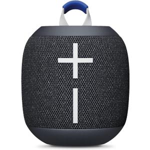 Ultimate Ears WONDERBOOM 4 Waterproof Bluetooth Outdoor Speakers with Big Bass & 360-Degree Sound, Dustproof Floating Wireless Speaker, 131ft Range - Black