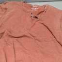 Lucky Brand Men's Venice Burnout Notch Neck Tee Shirt, Cowhide, Large