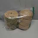 SHEUTSAN 2 Pack Jute Twine Rope, 1/4 Inch, 328 Ft Hemp Rope for DIY, Art, Home Decor