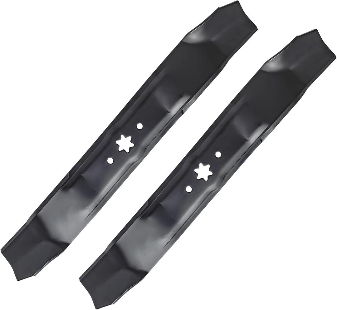Replacement 942-0610A Mower Blades Compatible with MTD LT-400 Riding Mowers, Mulching Blades Fit for Troy-Bilt Tuffy 38" Deck Tractors, Replace for 742-0610, 742-0610A, 942-0610, 2 Pack