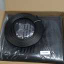 Sliding Garage Door Screen 16x7FT for 2 Car Garage Doors, Magnetic Garage Screen Door with Track Closure, Thicker 265g/ Mesh, 16x7Ft Retractable Garage Door Screen(Patent has Been published) (Black)