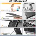 Laptop Screen Extender, 15.6” FHD 1080P Portable Monitor for Laptop, 0.2" Ultra-Thin Display with 100% sRGB, Dual Screen Extender for 13–17” Laptops, Plug & Play for Windows/Mac/Chrome/Android