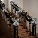 Soulchen 4 Pack 15.7 Inch Large Stuffed Bows Cute Hanging Decor for Valentine's, Galentine's Day, Birthday, Baby Shower, Bridal Shower, Wedding, Bachelorette Party Supplies(Silver)