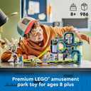 LEGO City Robot World Roller Coaster Building Set - Kids Engineering Toy with Posable Mech Suit for Boys & Girls, Ages 8+ - Gift Ideas for Christmas - 60421