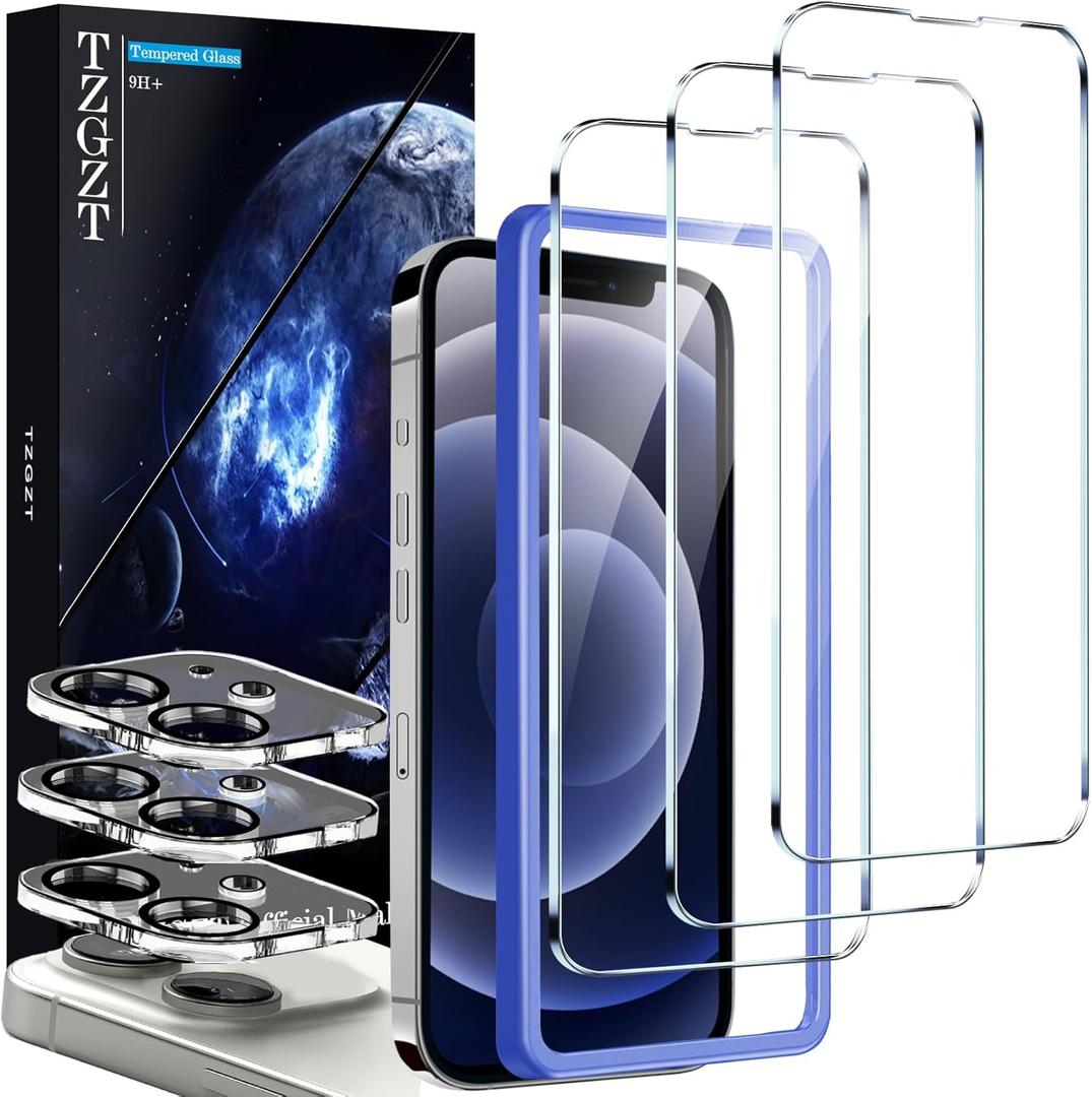 TZGZT Camera Protection for iPhone 13 Tempered Glass, [ Accessories] Magnetic Protective Cover with 2X Screen Protector, Women for iPhone 13, Silicone Grey#1