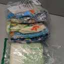 babygoal Reusable Cloth Diapers 6 Pack+6pcs Microfiber Inserts+4pcs Rayon from Bamboo Inserts, One Size Adjustable Washable Pocket Nappy Covers for Baby Boys,Rash-Free (Chick,deer,dinasaur)